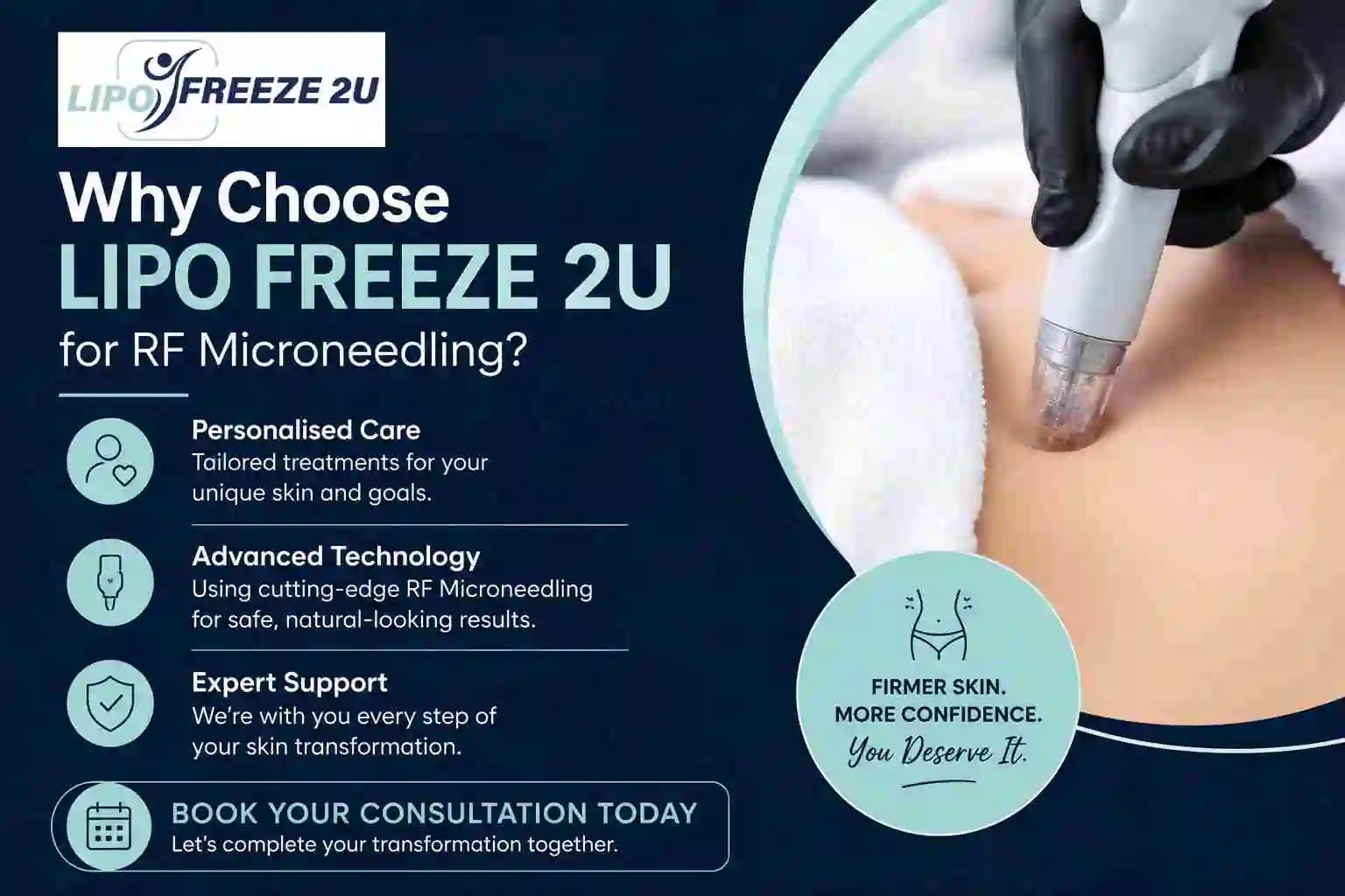 Why Choose LIPO FREEZE 2U for RF Microneedling Old Trafford?